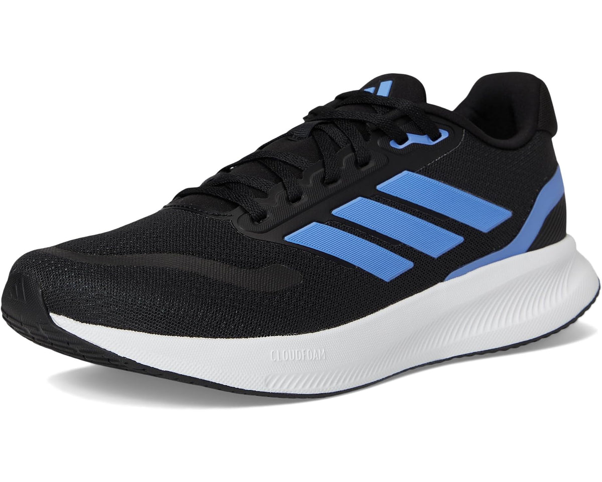Men's adidas Run Falcon 5 Black/Blue Fusion/White