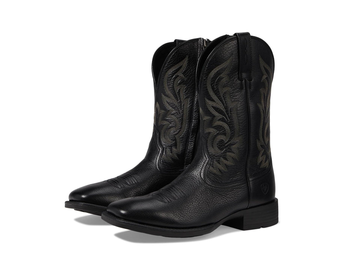 Men's Ariat Slim Zip Ultra Black Deertan