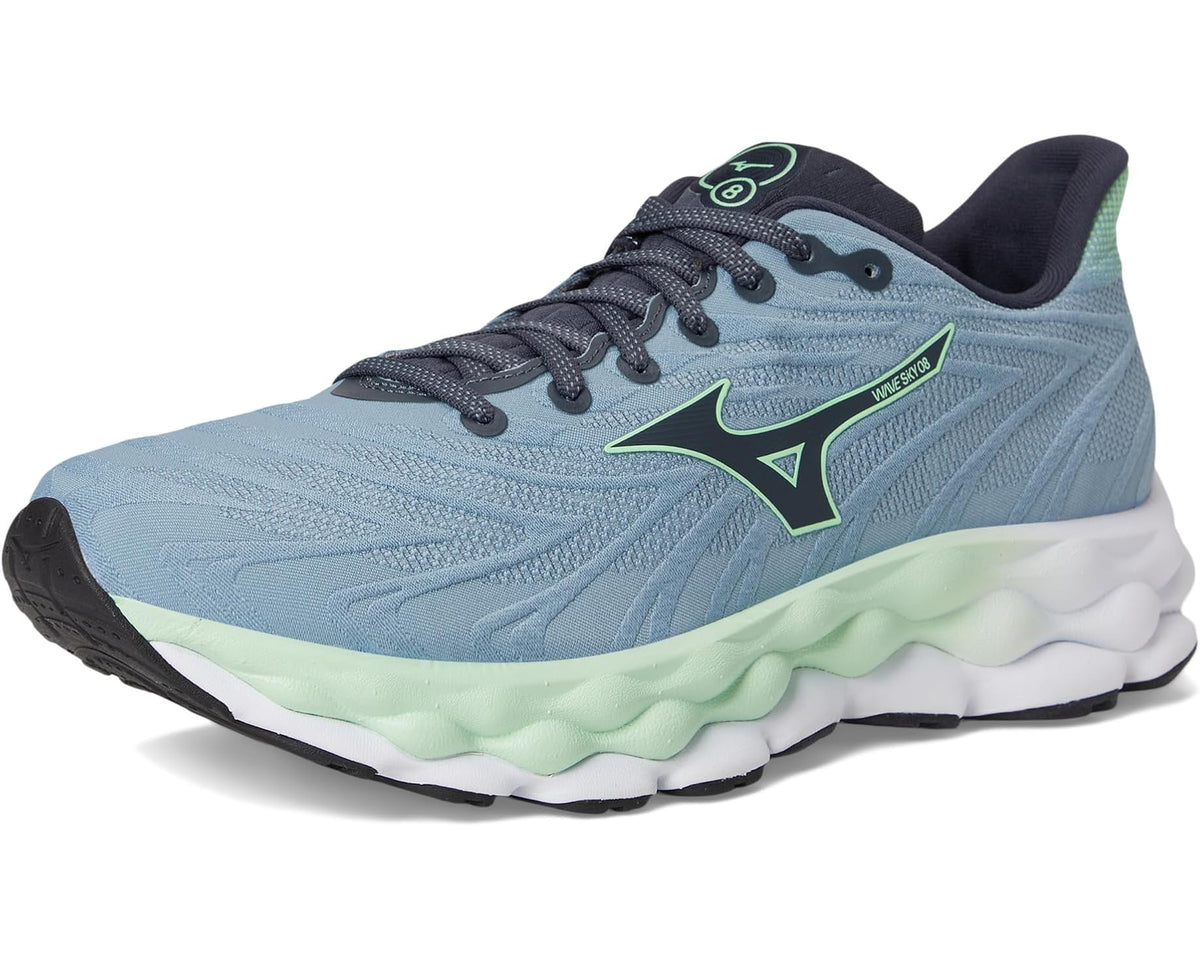 Men's Mizuno Wave Sky 8 Citadel/Vintage Indigo