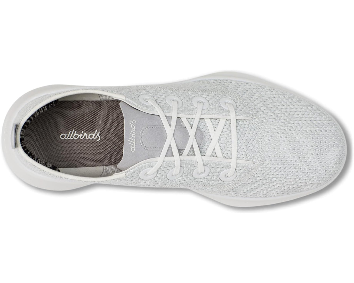 Allbirds Superlight Tree Runner low-top sneaker, side view, knit upper, lace-up
