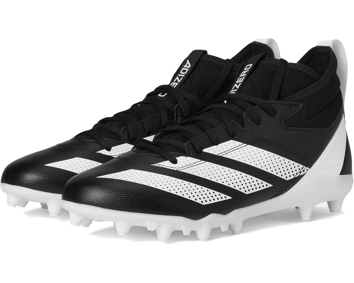 Men's adidas Adizero Impact.2 Football Cleats Black/White/Black