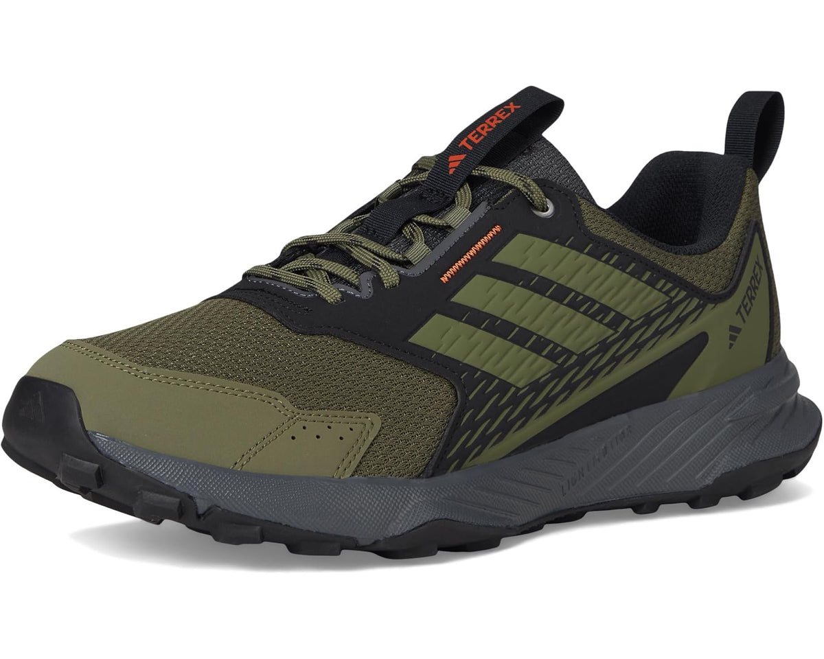 Men's adidas Outdoor Terrex Tracefinder 2 Trail Running Shoes Olive Strata/Olive Strata/Semi Impact Orange