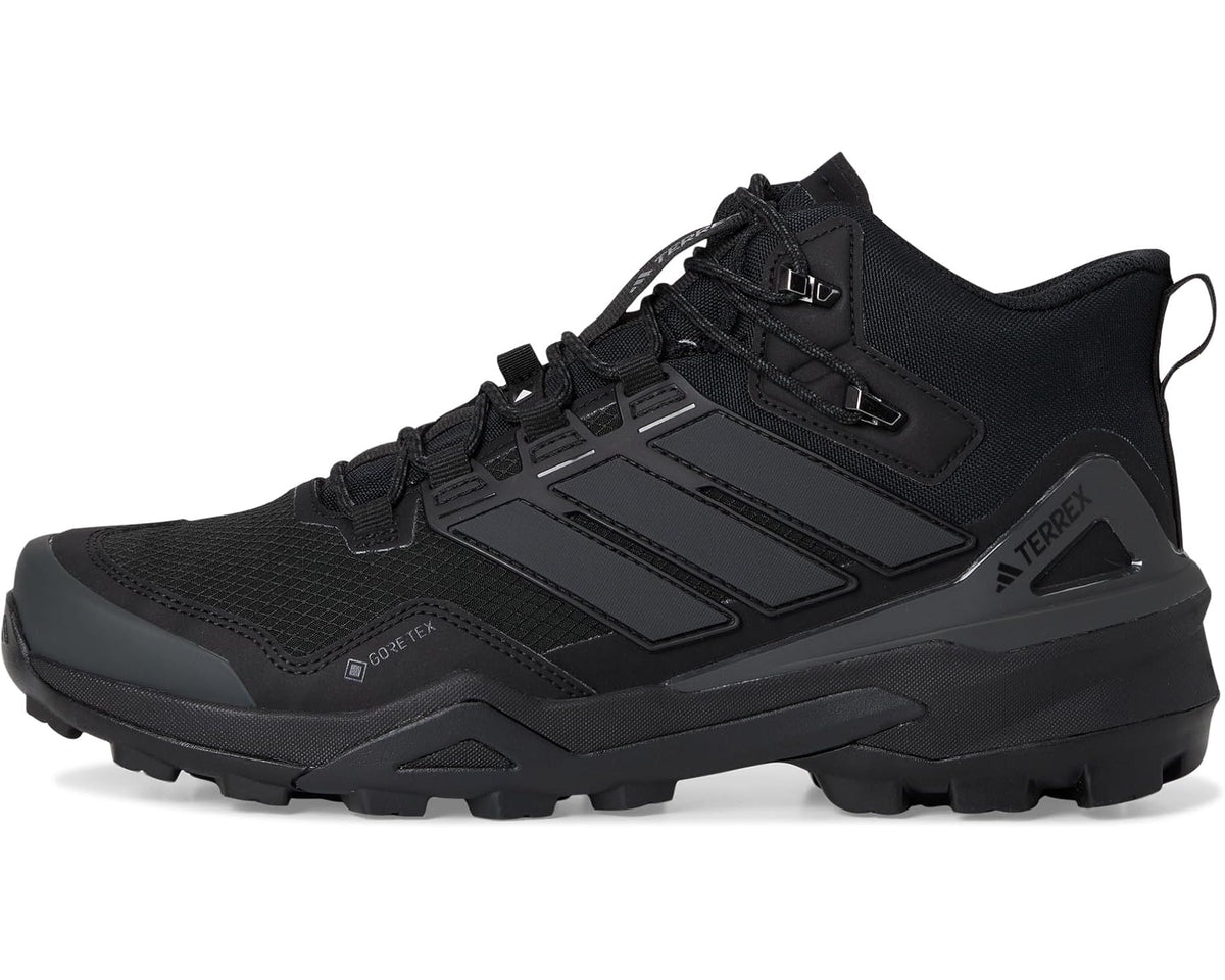 Men's adidas Outdoor Terrex Skychaser GORE-TEX® Mid Top Hiking Shoes Black/Black/Carbon