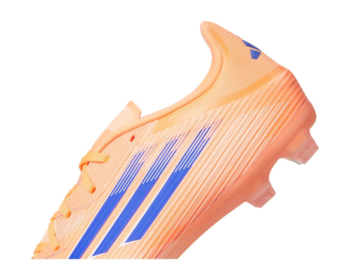 Unisex adidas F50 League Firm Ground Soccer Cleats Beam Orange/Lucid Blue/White