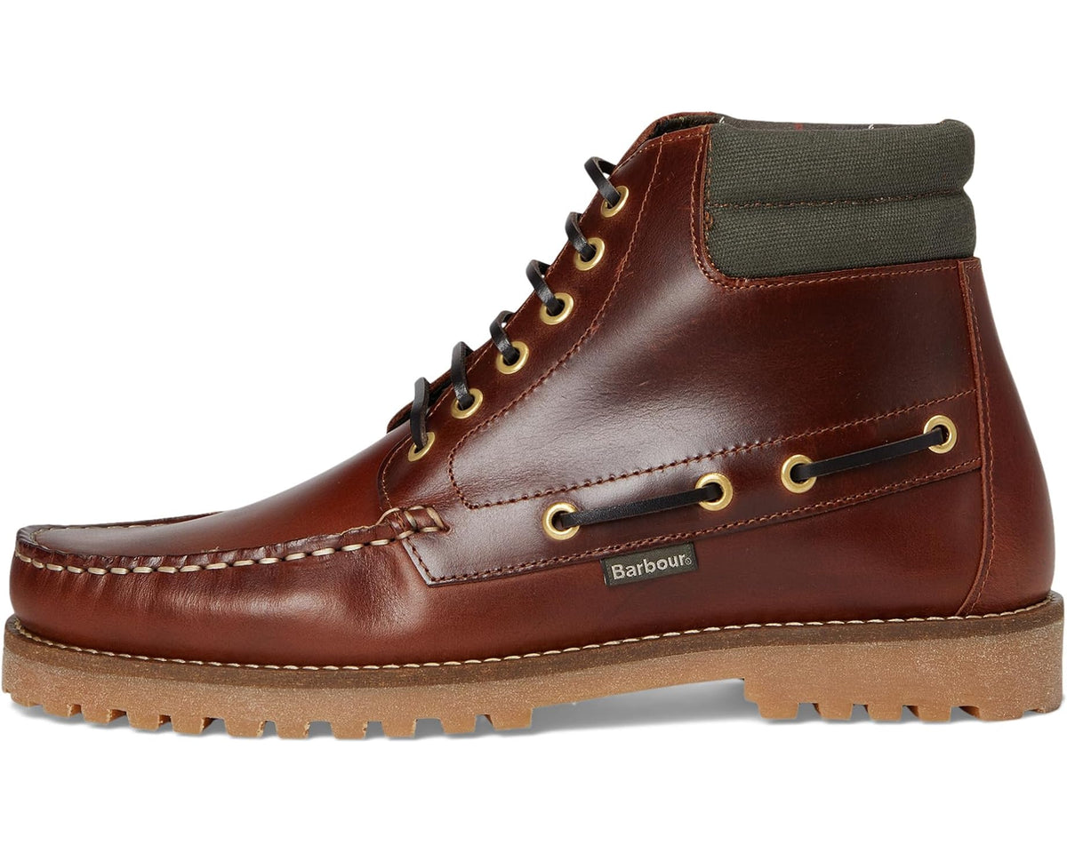 Men's Barbour Tiller Moccasin Boots Mahogany