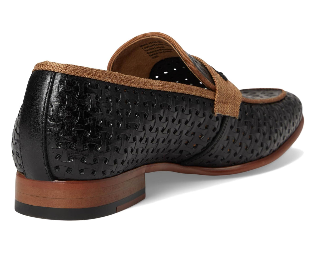Men's Stacy Adams Winstead Saddle Slip-On Black