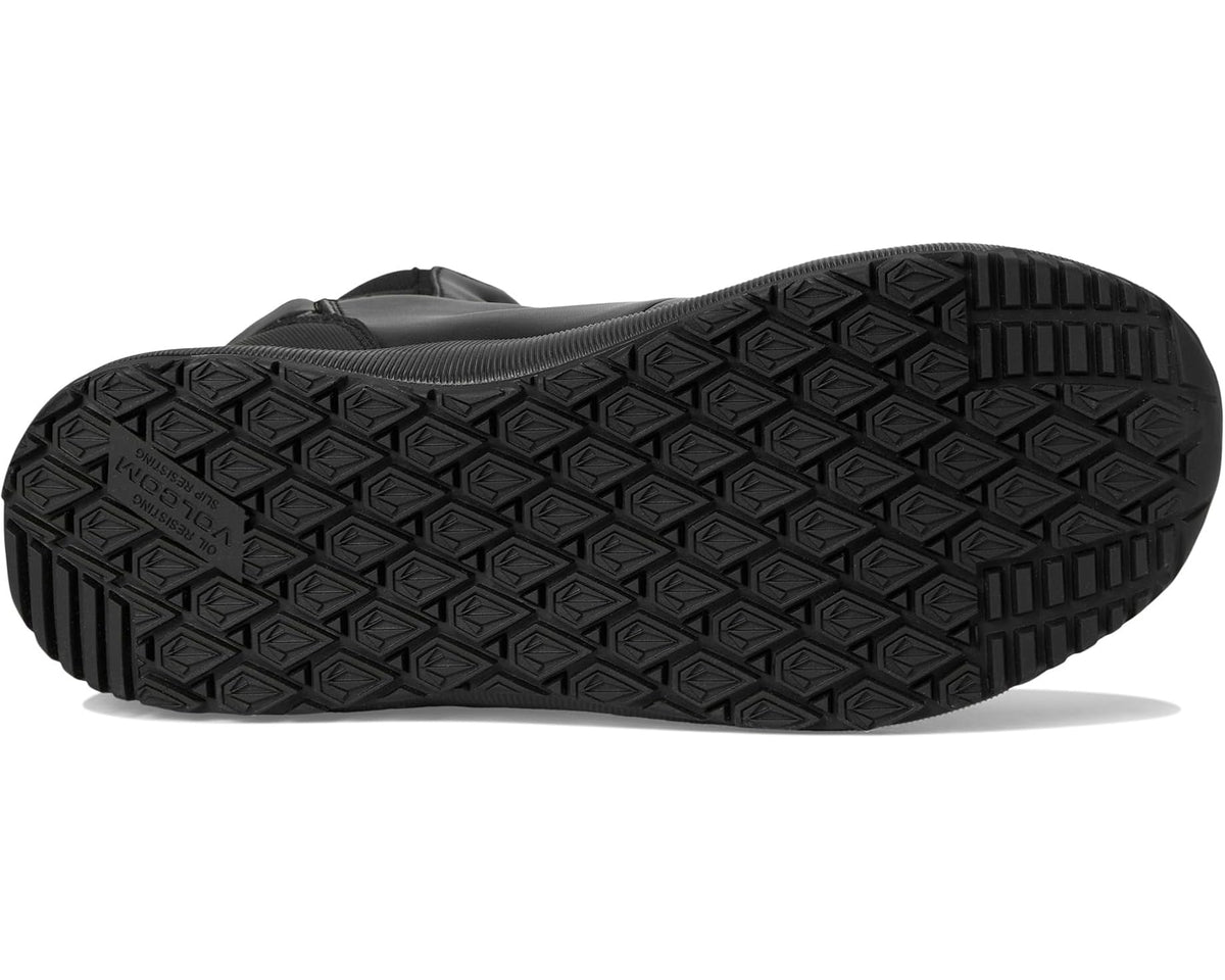 Men's Volcom Street Shield 6 Tactical Waterproof Boots with Side Zipper Black