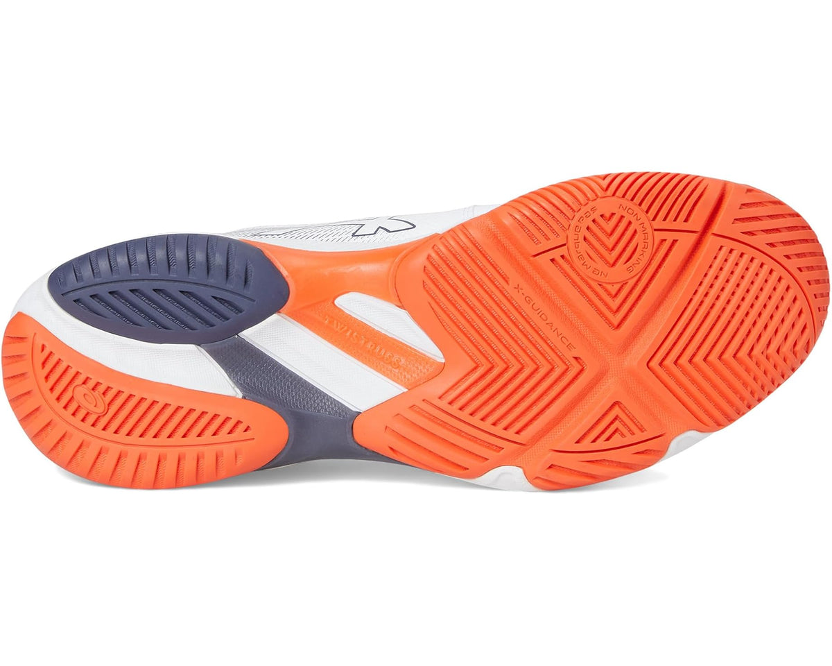 Men's ASICS Netburner Ballistic FF 3 Volleyball Shoe White/Indigo Fog