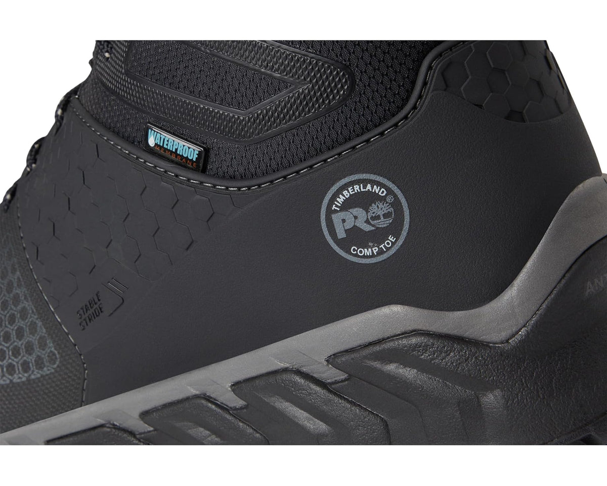 Men's Timberland PRO Ridgework Composite Safety Toe Waterproof Mid Black 1