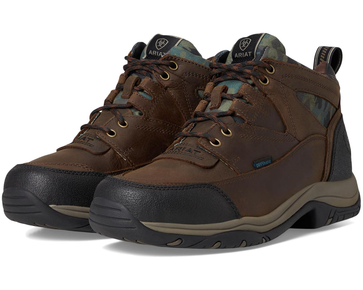 Men's Ariat Terrain Waterproof Boot Dark Coffee