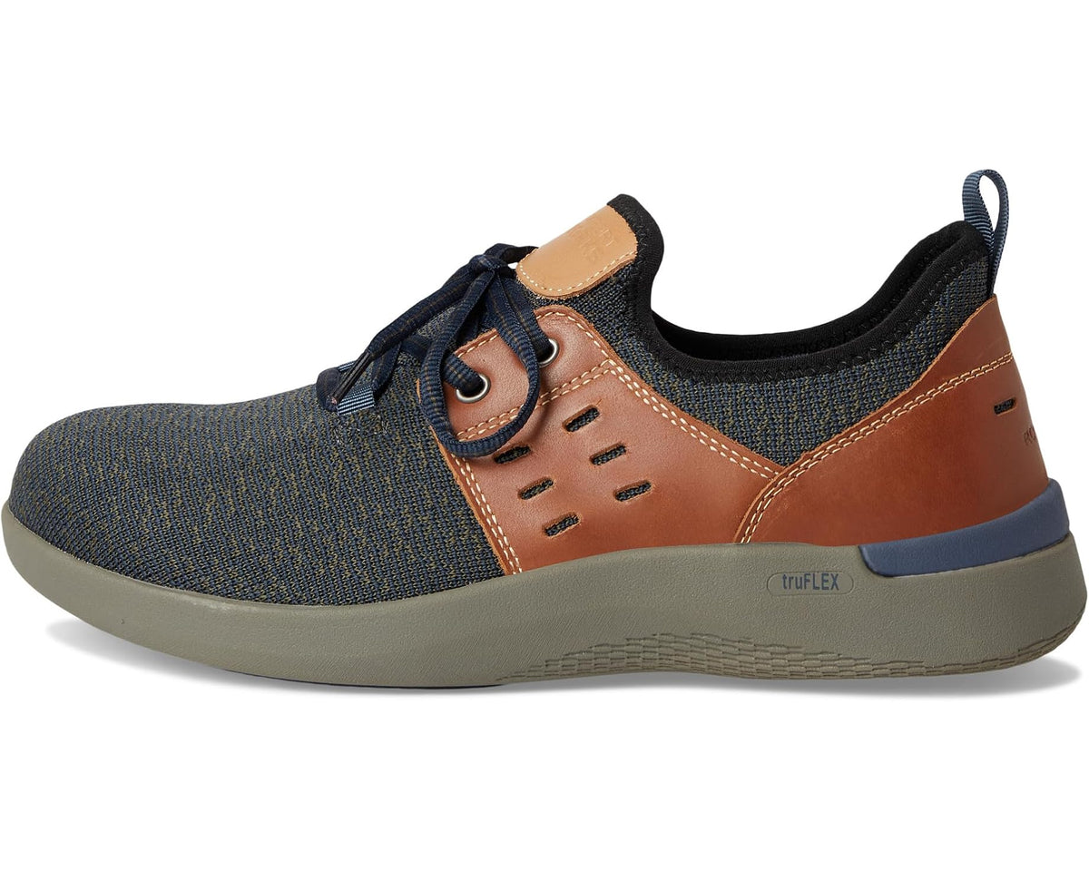 Men's Rockport Works TruFlex Work Comp Toe SD Blue/Tan