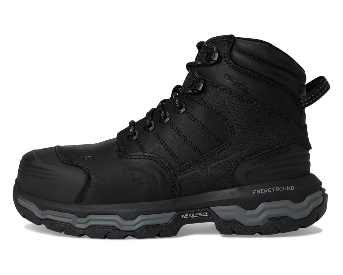 Men's Wolverine Alpha Ft Wolverine Infinity System 6 Carbonmax® Work Boot Black