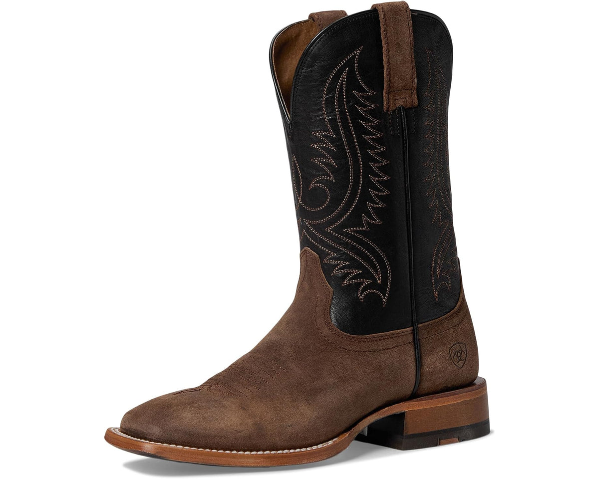 Men's Ariat Circuit Paxton Western Boots Ranch Brown Suede