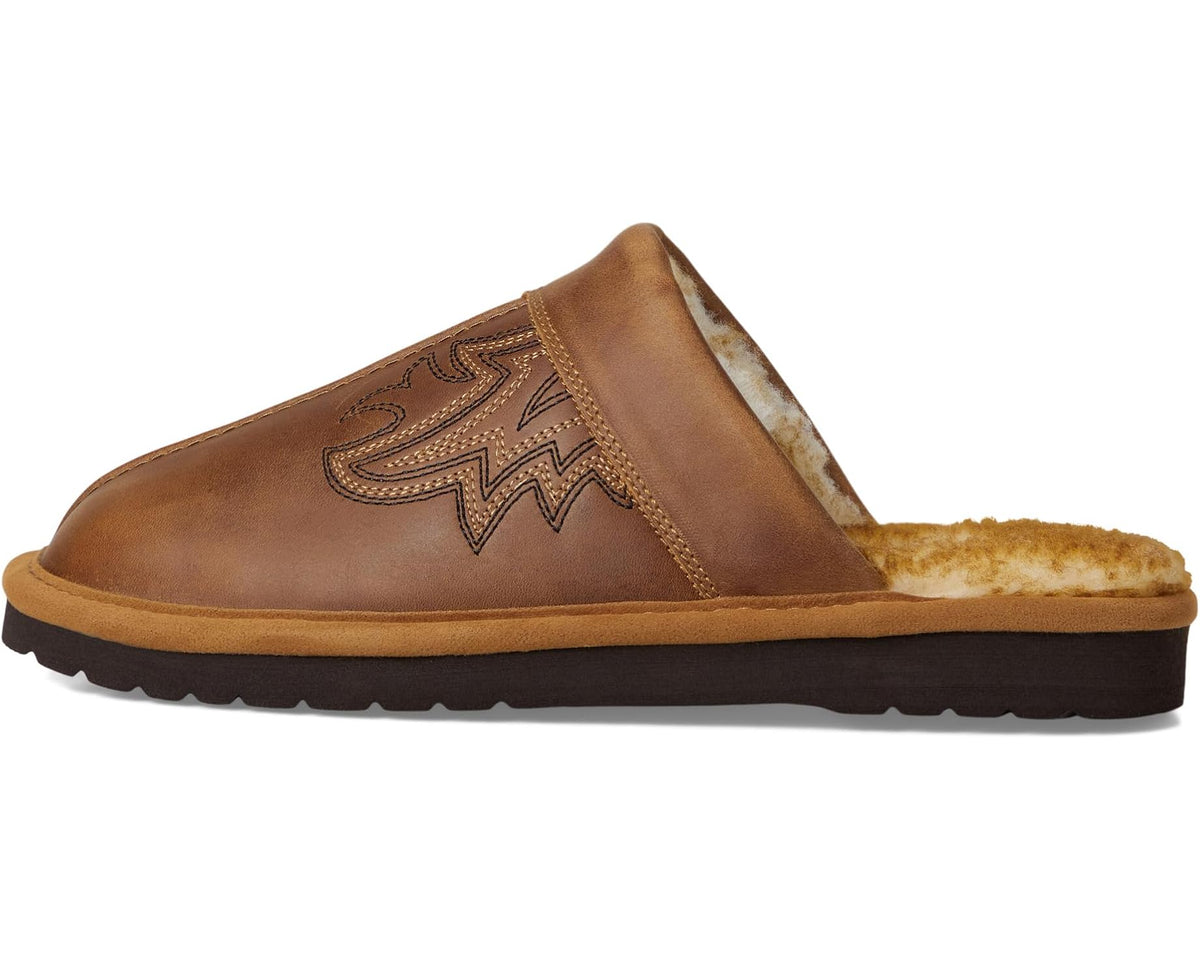 Men's Ariat Silversmith Exotic Slipper Distressed Brown