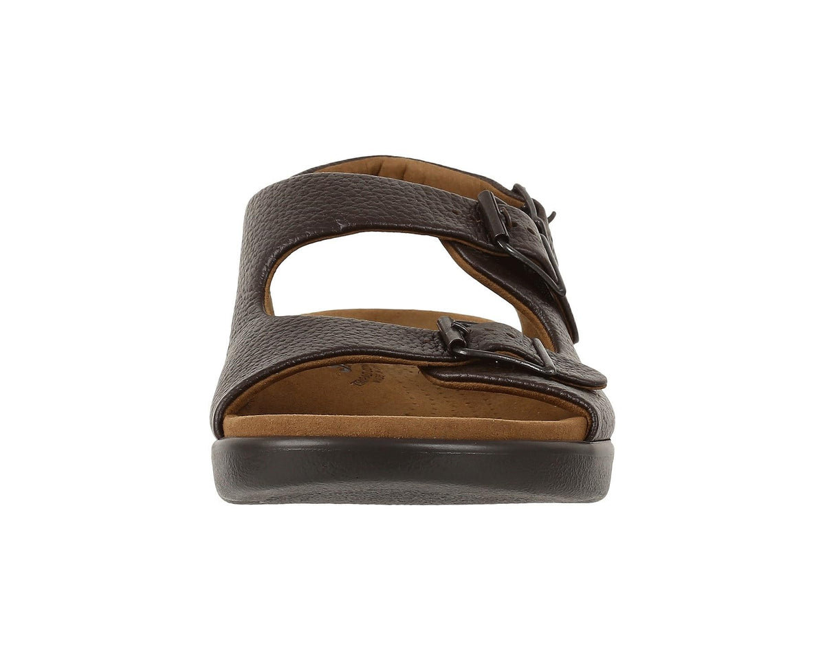 Men's SAS Bravo Adjustable Comfort Sandal Brown