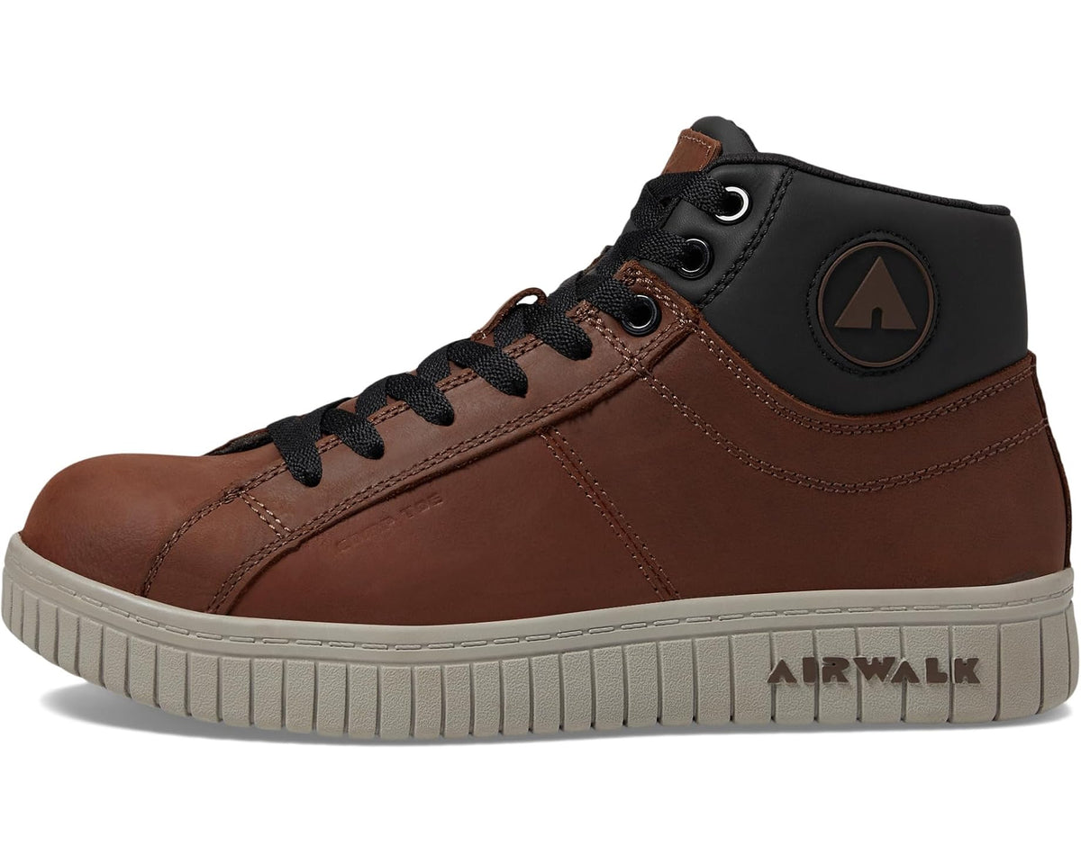 Men's Airwalk Work Deuce Mid Comp Toe SD10 SR Tan/Brown
