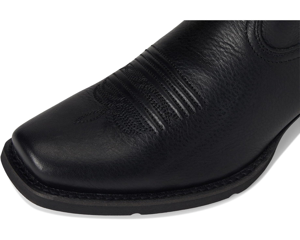 Men's Ariat Sport Narrow Cutter Toe Cowboy Boot Black Deertan