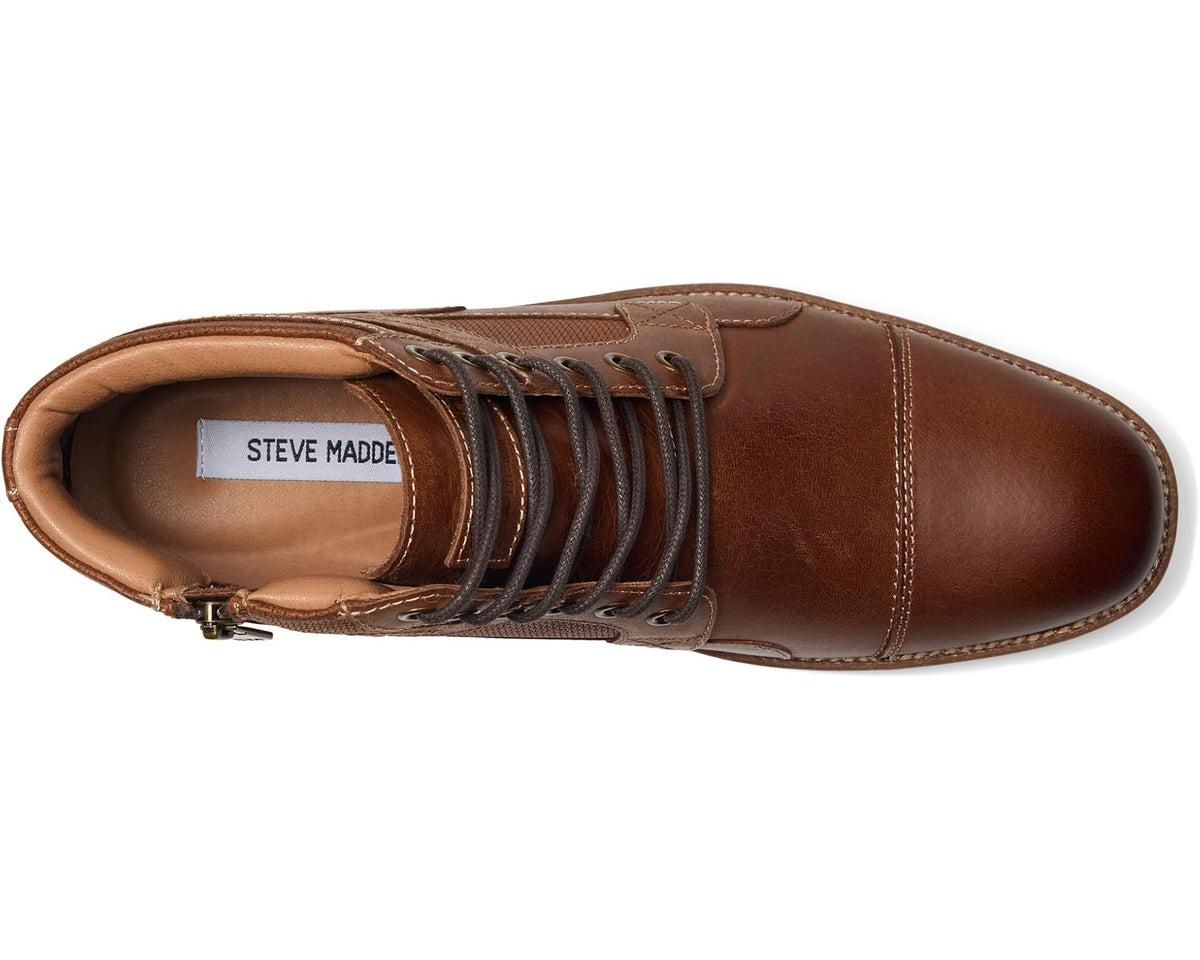 Men's Steve Madden Jotting Dark Tan Leather