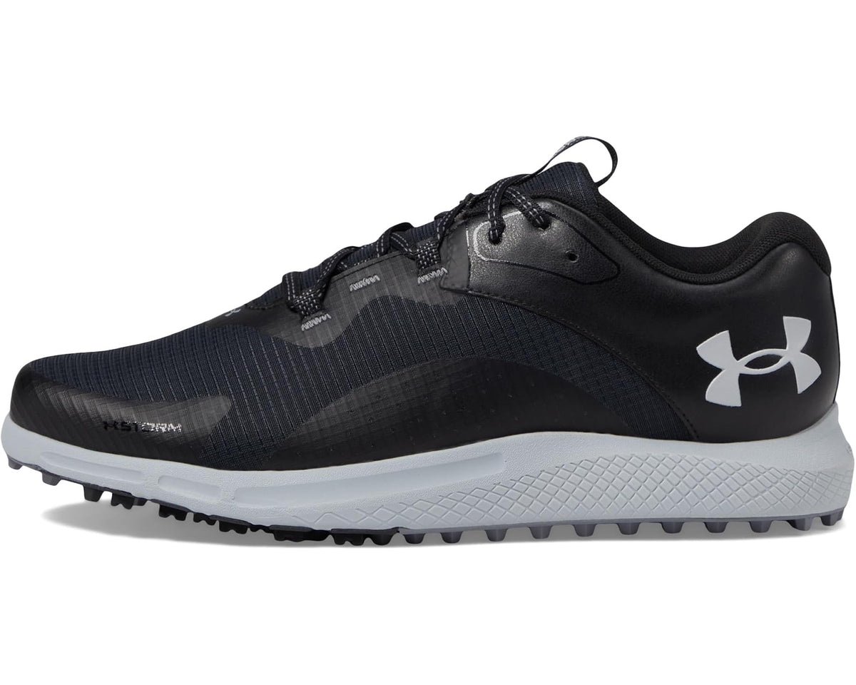 Men's Under Armour Charged Draw 2 Spikeless Black/Black/Mod Gray