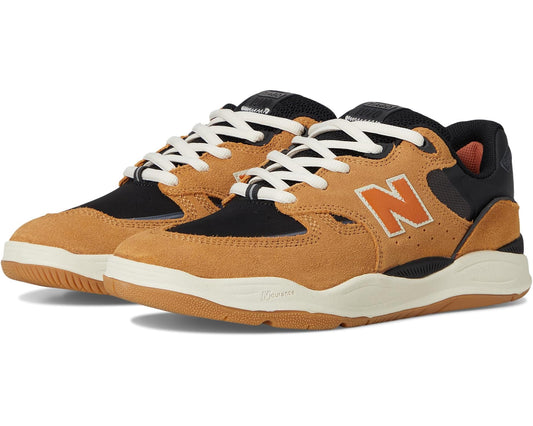 Unisex New Balance Numeric 1010 sneakers in camel and orange with black accents