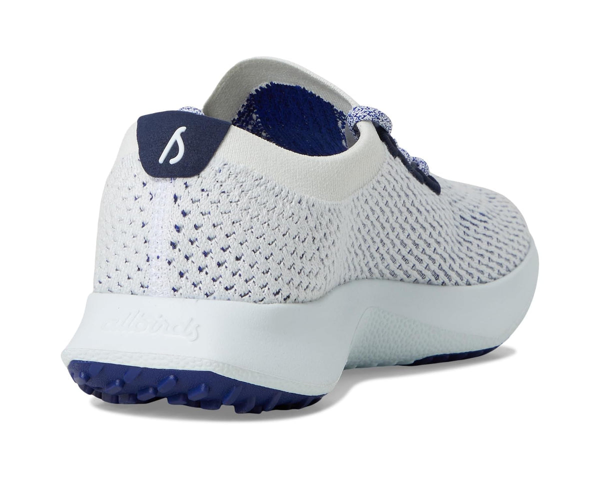 Men's Allbirds Tree Dasher 2 Blizzard, Hazy Cobalt (clarity Blue)
