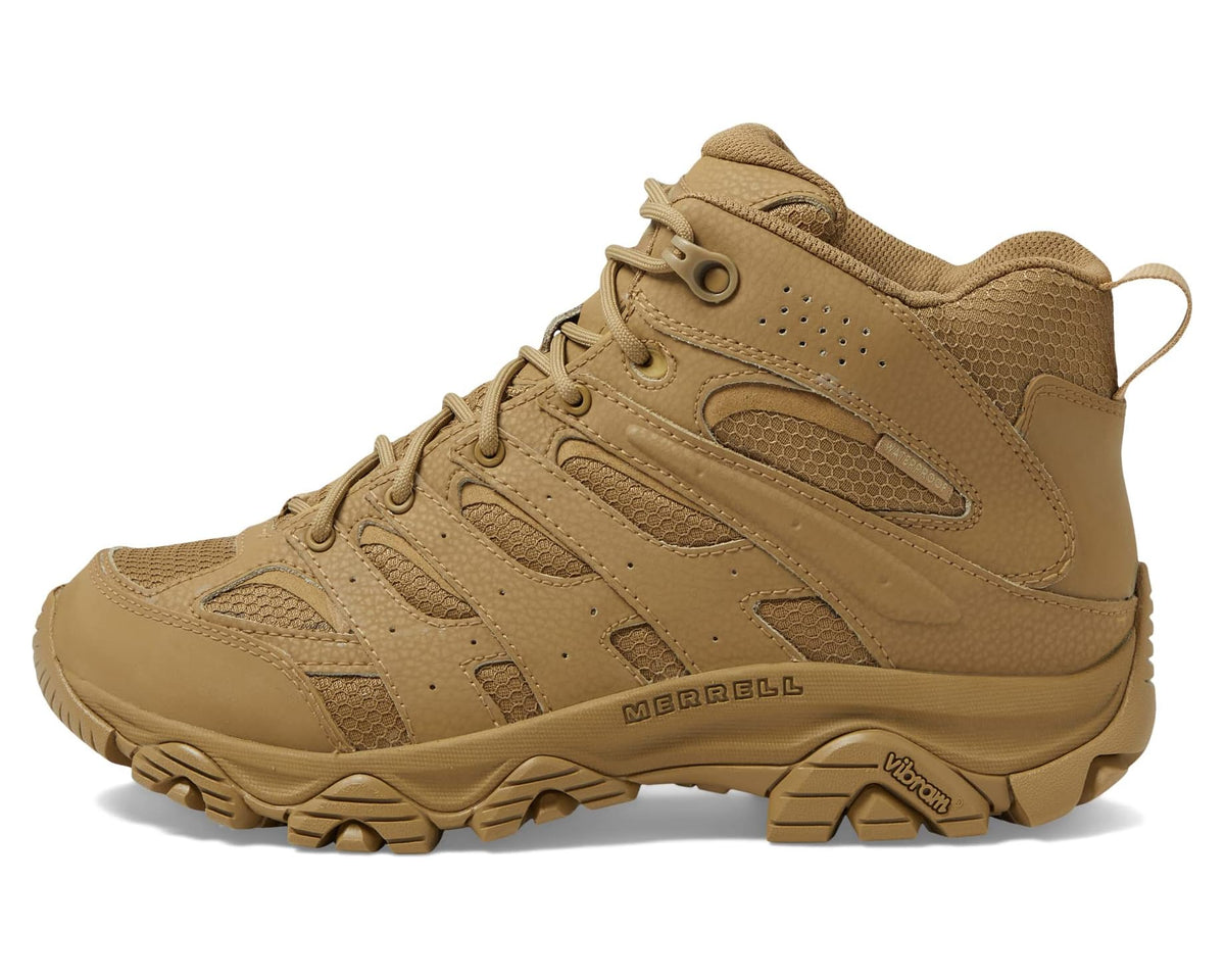 Men's Merrell Work Moab 3 Mid Tactical Wp Coyote