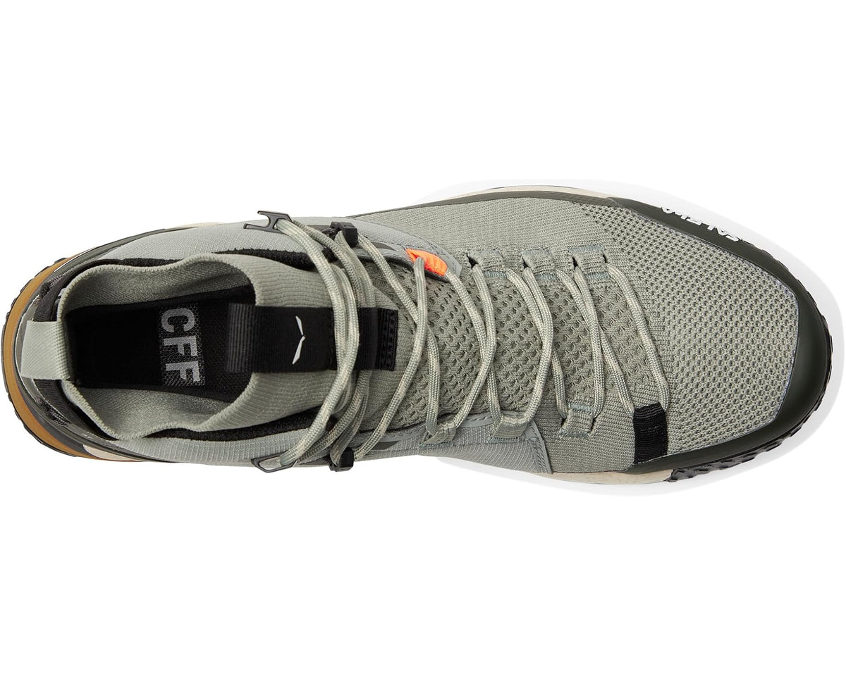 Men's SALEWA Puez Knit Mid PTX Shadow/Dark Olive