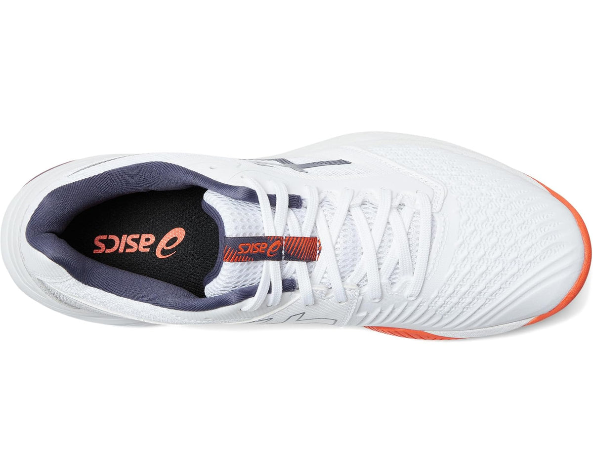 Men's ASICS Netburner Ballistic FF 3 Volleyball Shoe White/Indigo Fog