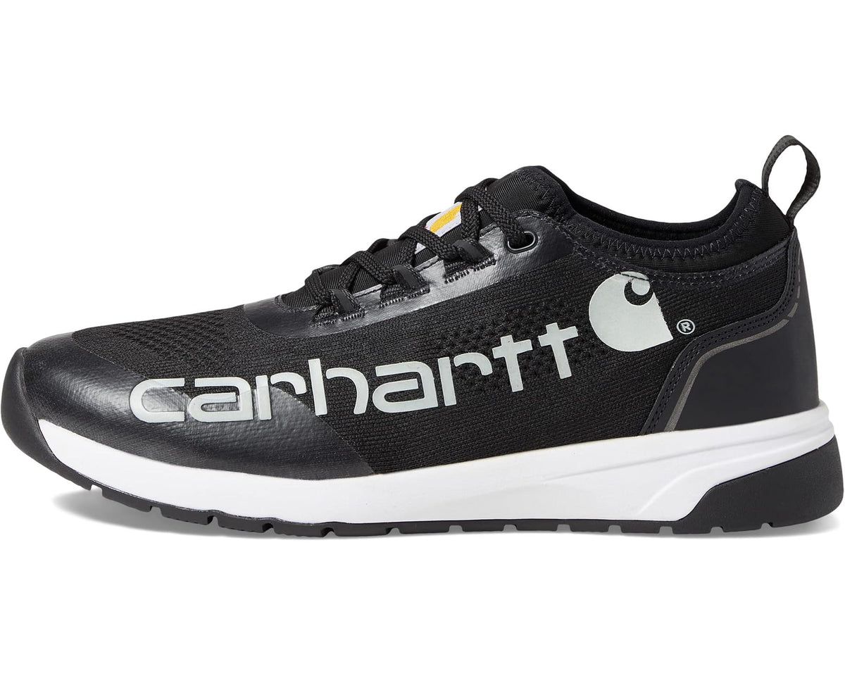Men's Carhartt Force 3 SD Soft Toe Work Shoe Black Textile/White