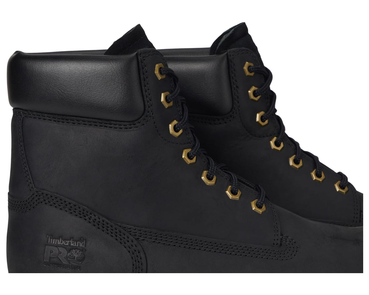Unisex Timberland PRO Sawhorse 6 Composite Safety Toe Black/Gum