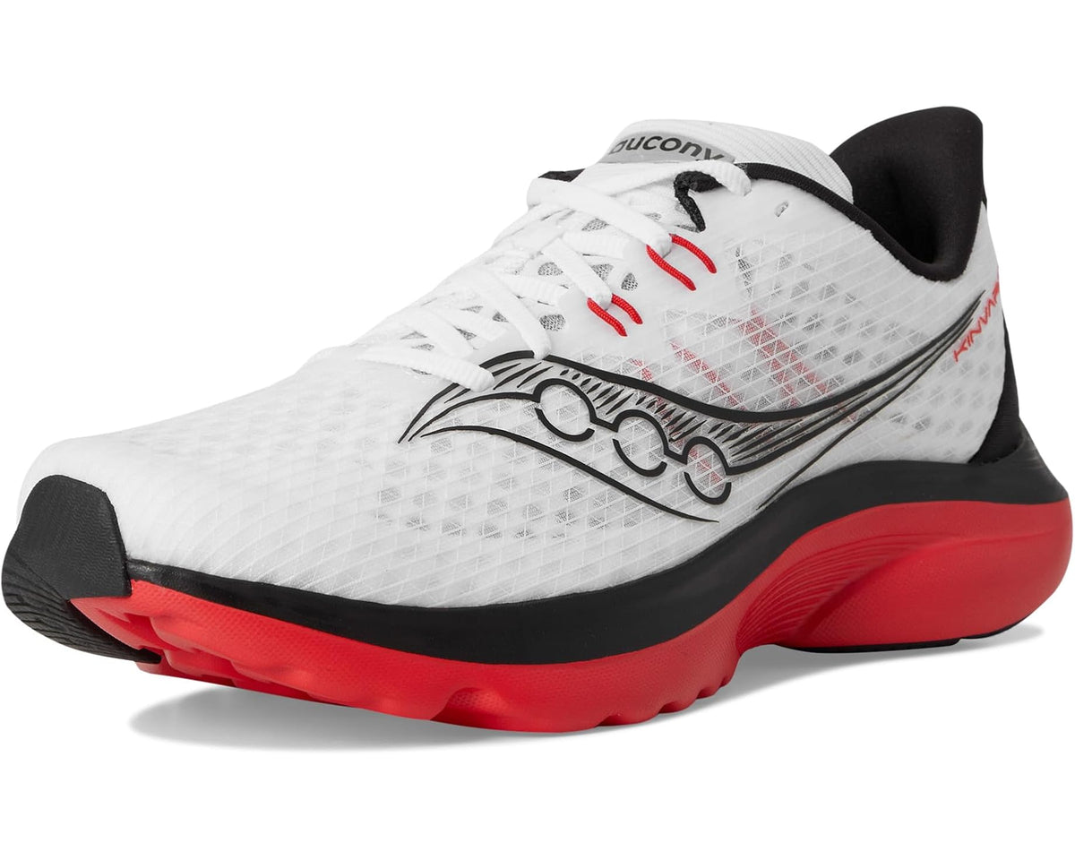 Men's Saucony Kinvara 16 White/Red