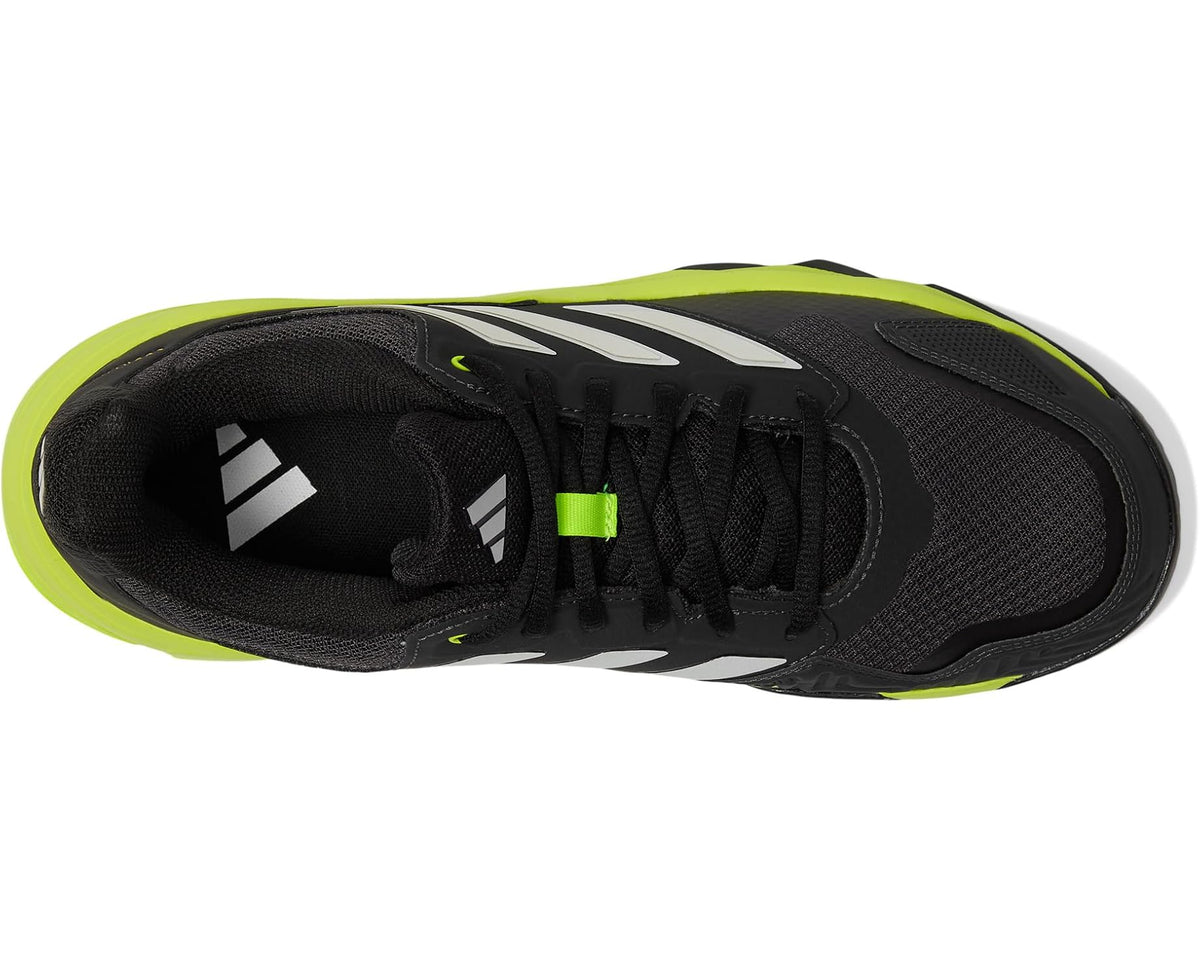 Men's adidas Courtjam Control 3 Tennis Shoe Carbon/Zero Metallic/Lucid Lemon