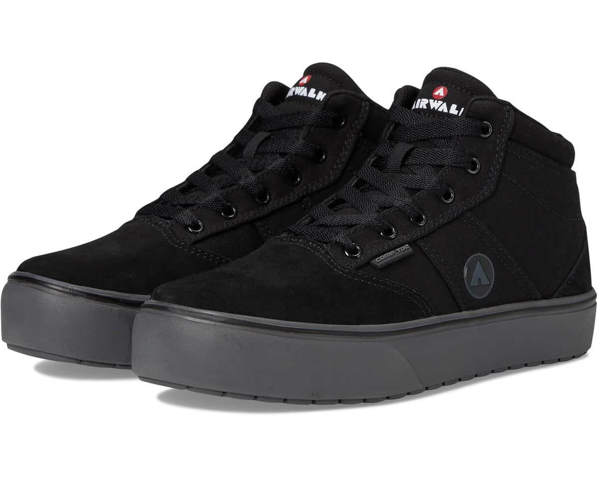 Men's Airwalk Work Composite Toe Venice Mid Black