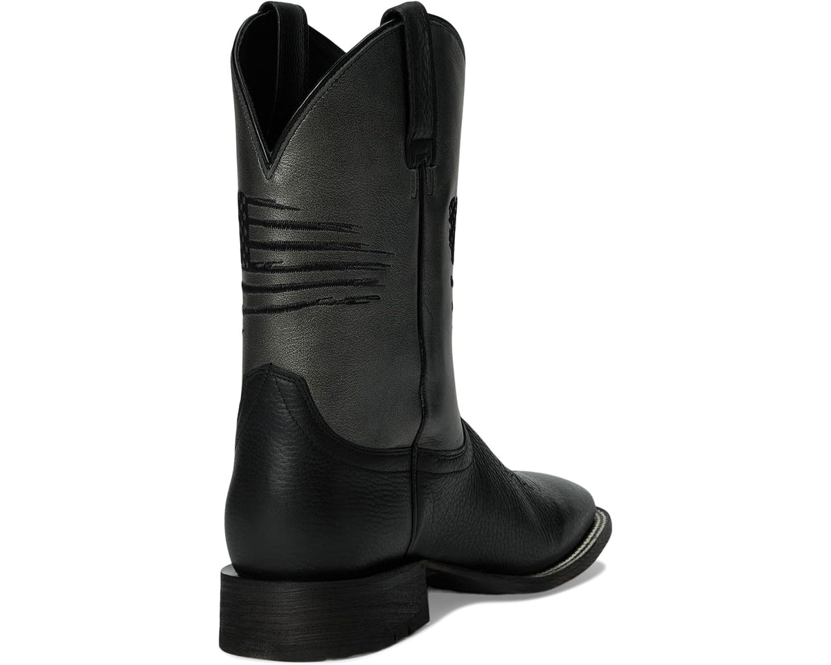 Men's Ariat Circuit Patriot Cowboy Boots Black Night