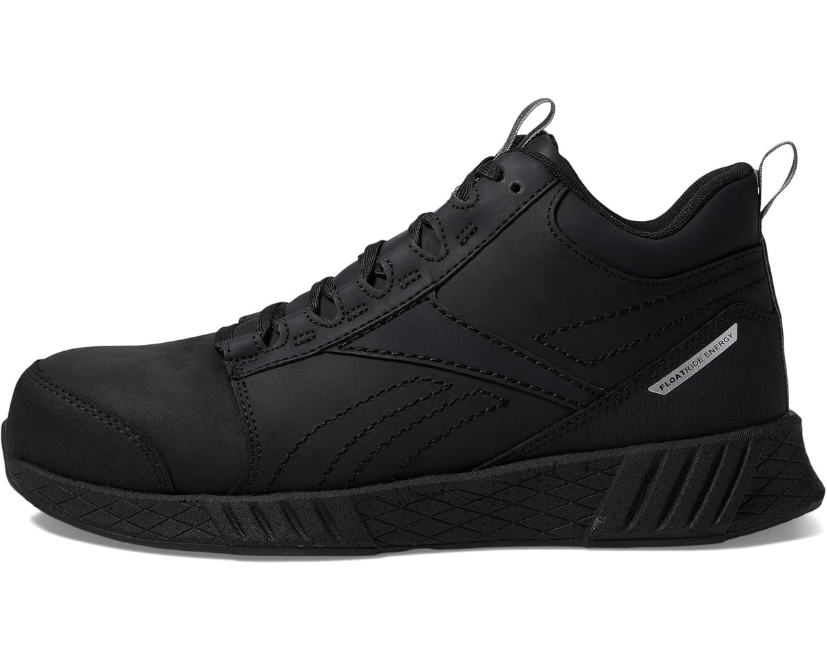 Men's Reebok Work Fusion Formidable Work Mid Cut Composite Toe EH Black/Black