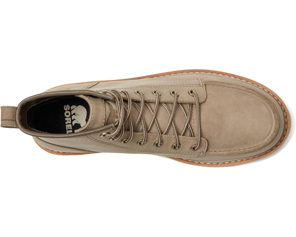 Men's SOREL Slabtown 62' Moc Waterproof Khaki II/Bleached Ceramic