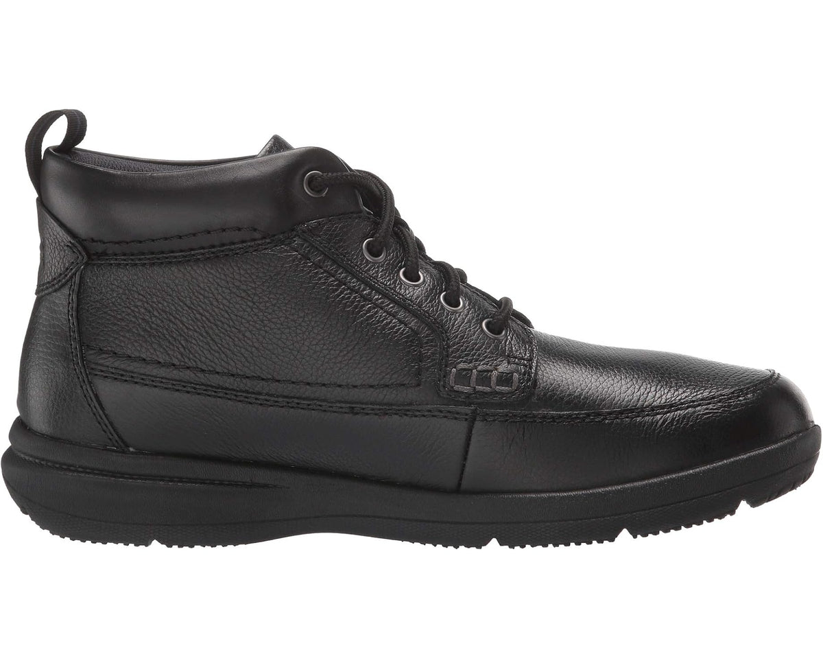 Men's Nunn Bush Cam Moc Toe Boot Black Tumbled