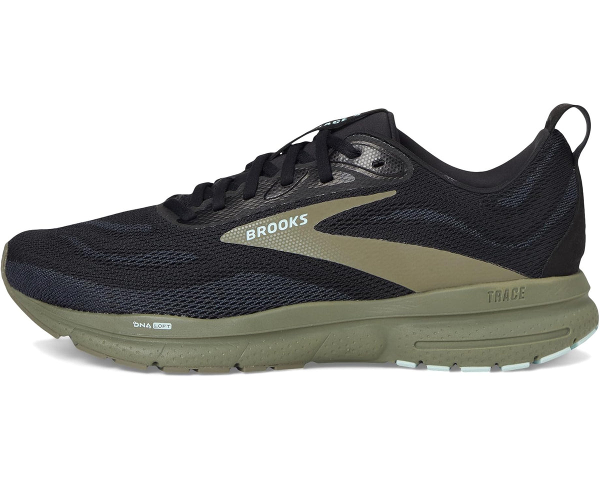 Men's Brooks Trace 4 Black/Ebony/Dusty Olive