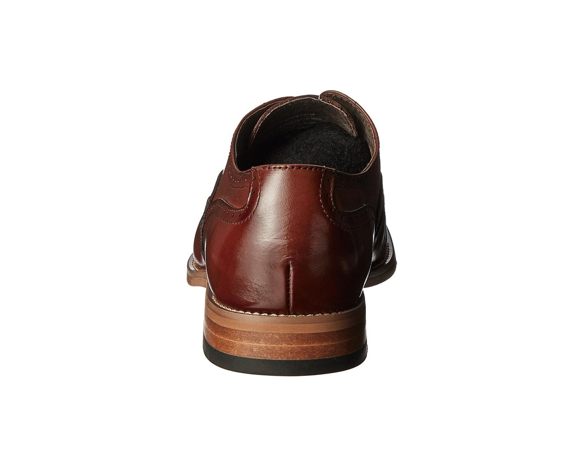 Men's Stacy Adams Dunbar Wingtip Oxford Cognac