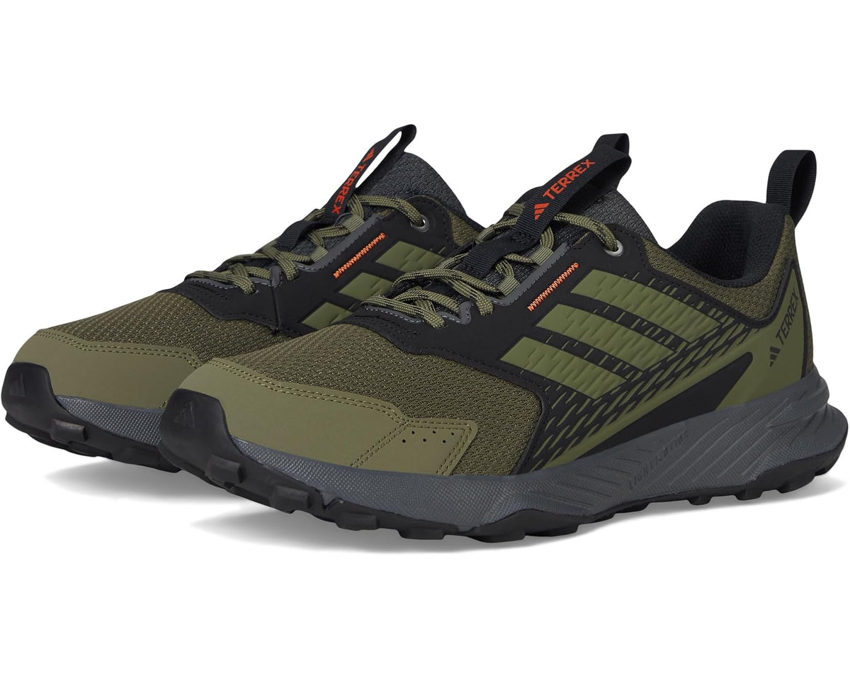 Men's adidas Outdoor Terrex Tracefinder 2 Trail Running Shoes Olive Strata/Olive Strata/Semi Impact Orange