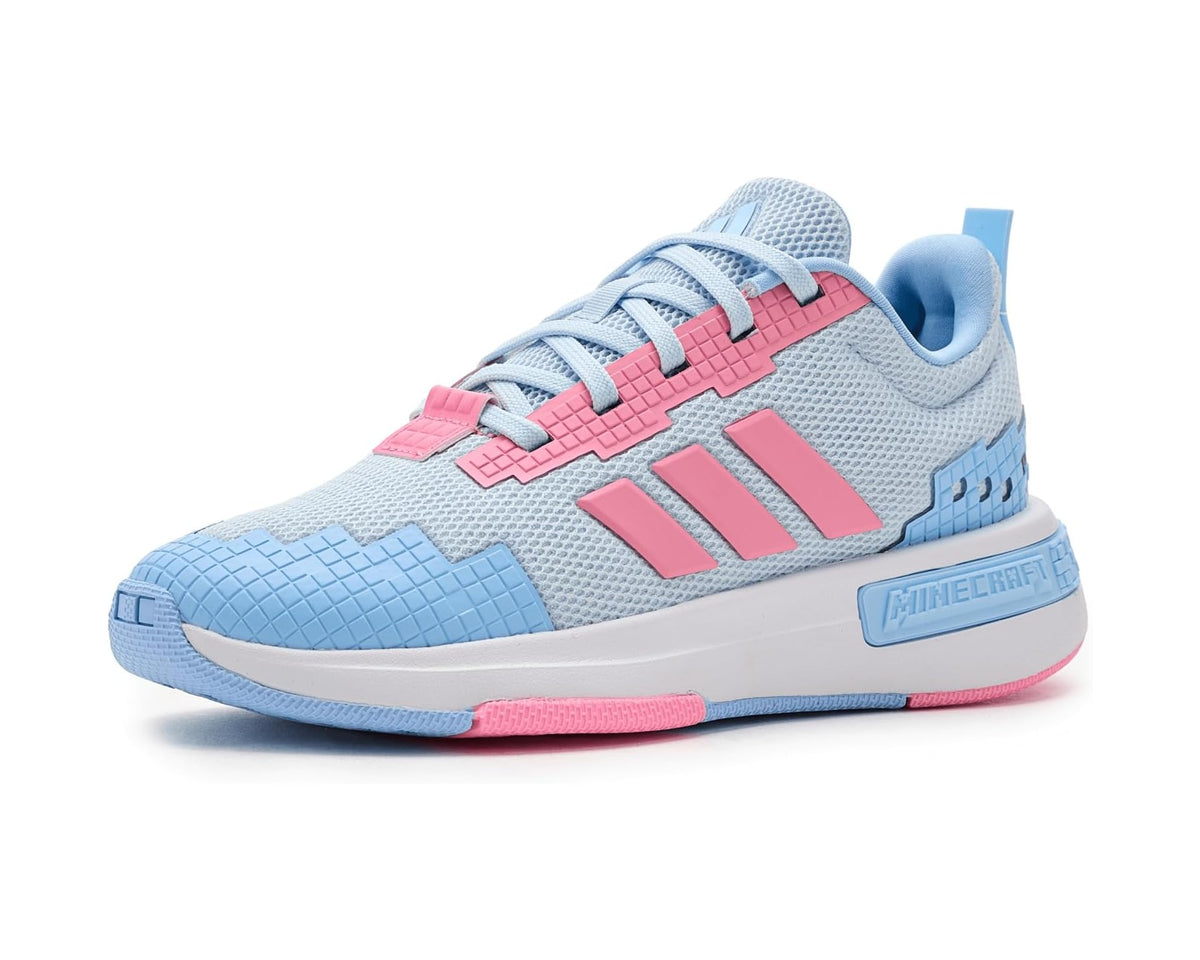 adidas Kids x Minecraft Pro Shoes Crystal Sky/Bliss Pink/Glow Blue