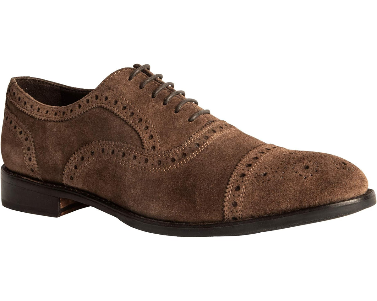 Men's Anthony Veer Ford Quarter Brogue Oxford Honey Brown