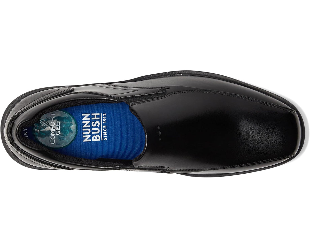 Men's Nunn Bush Kore Pro Bicycle Toe Slip-On Black