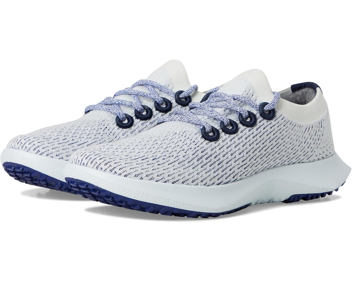 Men's Allbirds Tree Dasher 2 Blizzard, Hazy Cobalt (clarity Blue)