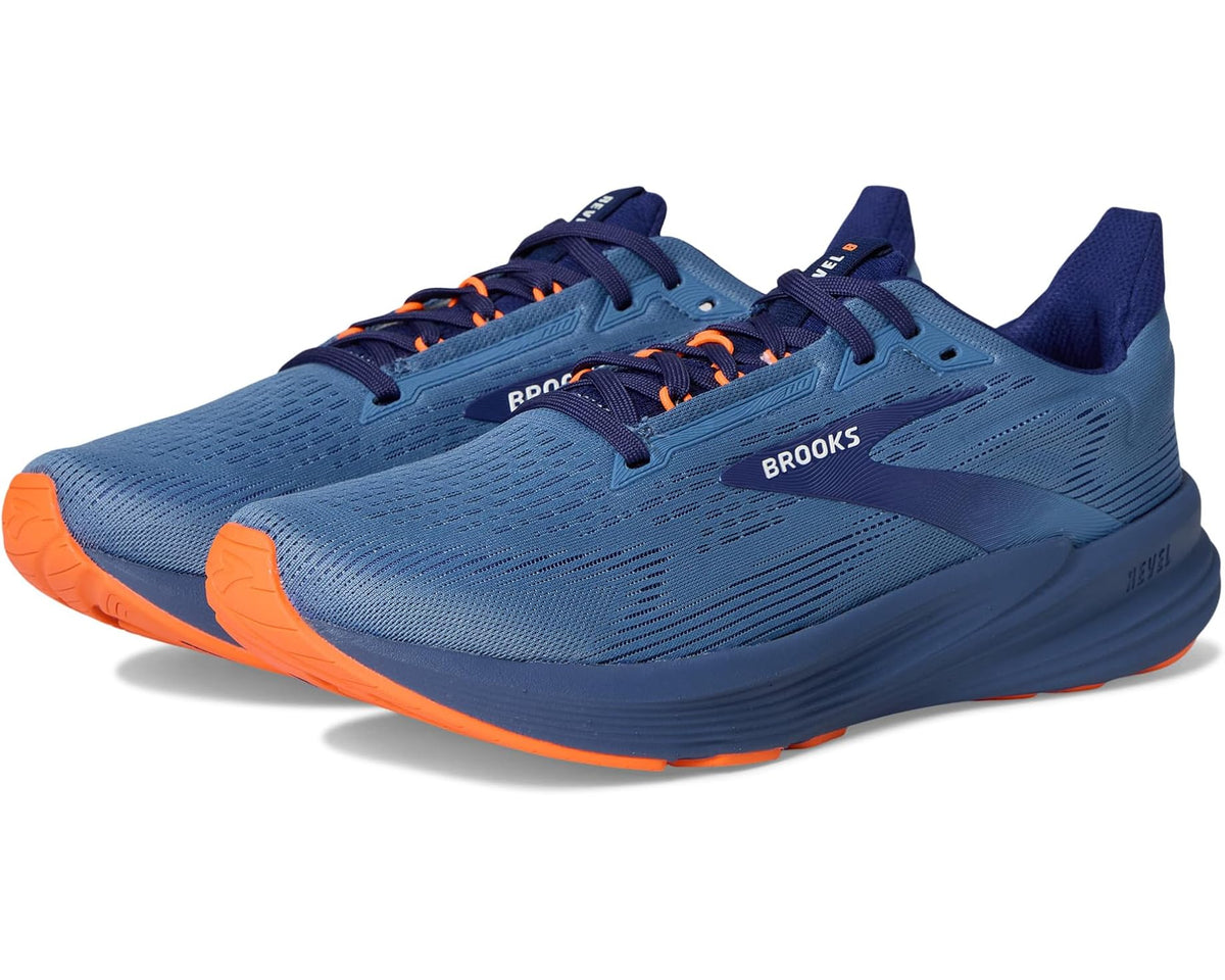 Men's Brooks Revel 8 Blue/Blue/Orange