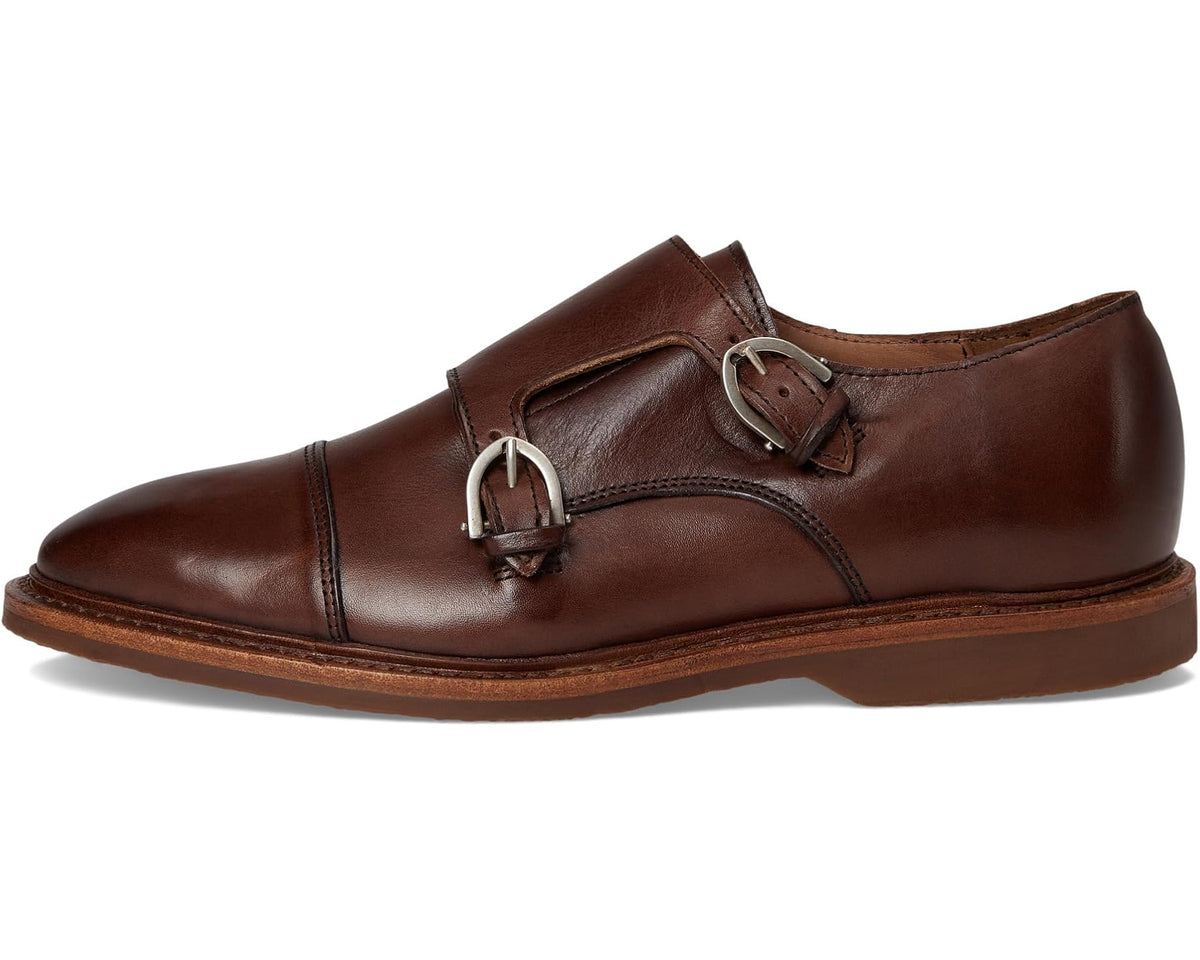 Men's Allen Edmonds Kingstonvers Monk Strap Shoes Chili