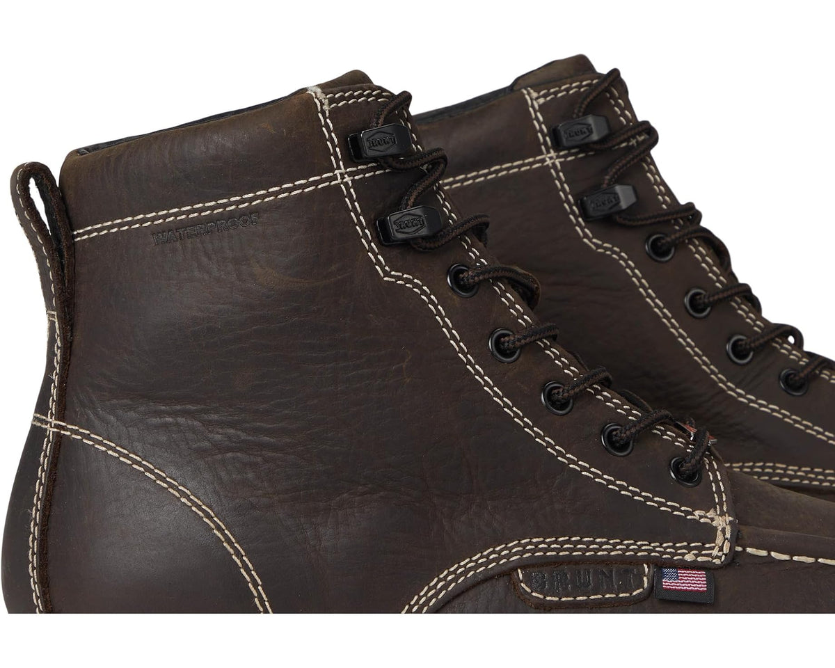 Men's BRUNT The Marin 6 USA Welted Soft Toe Brown