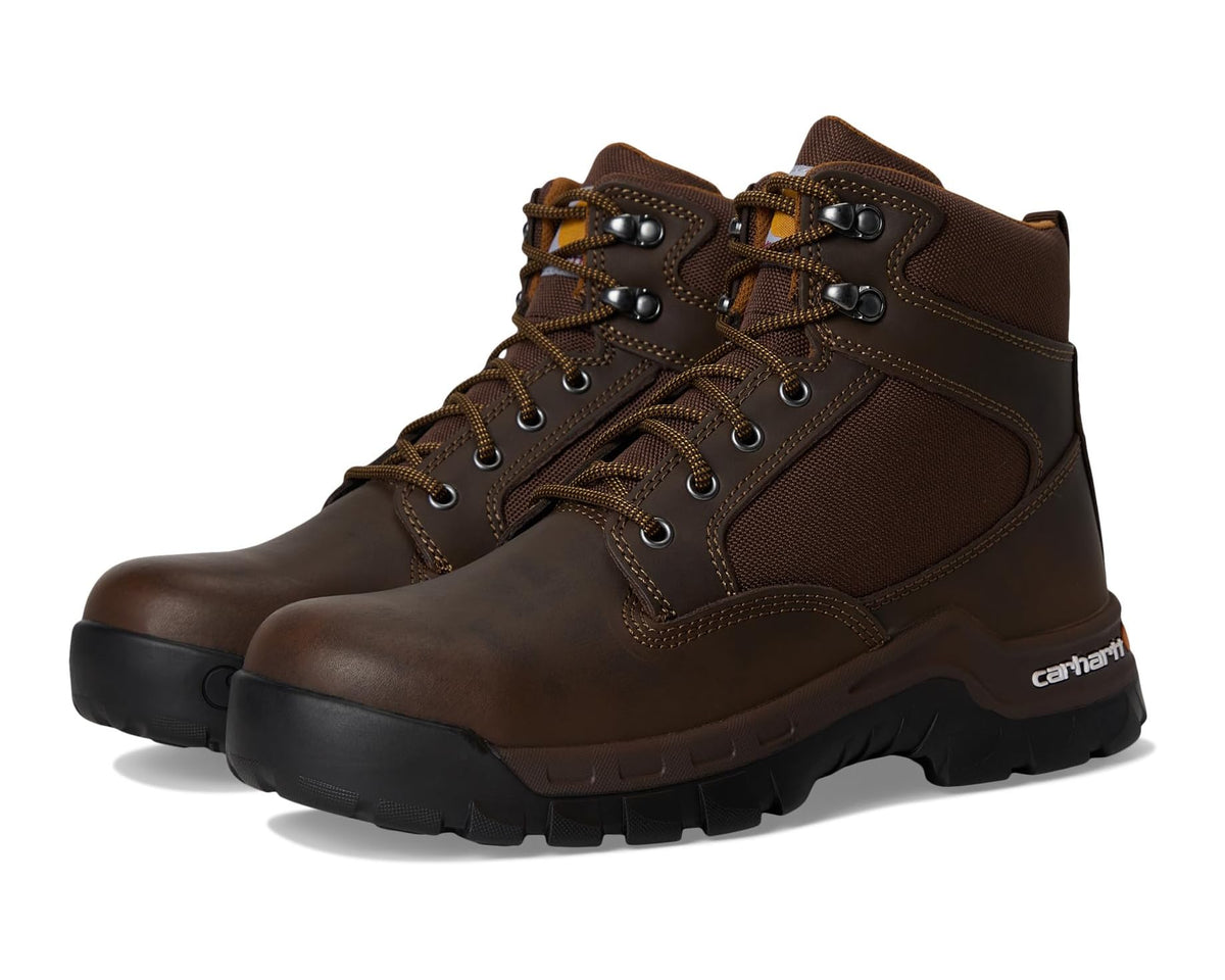 Men's Carhartt 6 Rugged Flex Steel Toe Dark Brown Leather/Synthetic