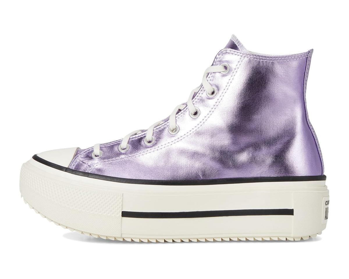 Unisex Converse Chuck Taylor All Star Lift Double Stack Metallic Light Purple/Egret/Black
