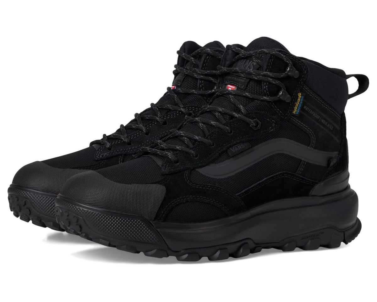 Unisex Vans GORE-TEX MTE mid boot in black, lace-up with chunky tread sole